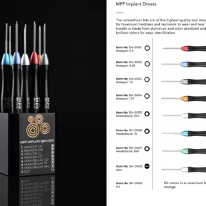 IMPLANT DRIVERS KIT - implantaatide kruvikeerajate komplekt